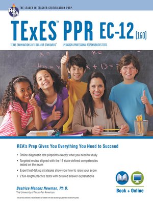 cover image of TExES PPR EC-12 (160) Book + Online